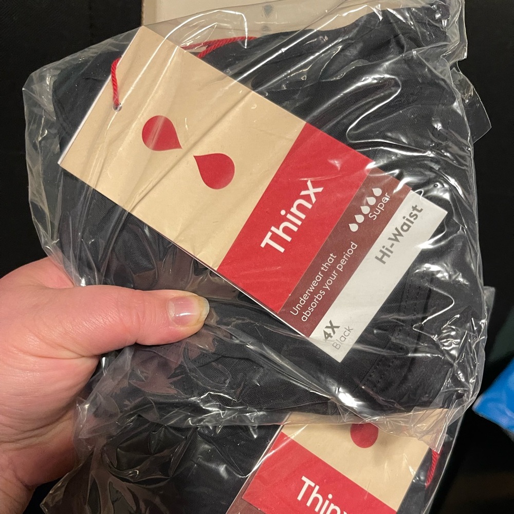 THINX Hi-Waist Underwear, Super Absorbency, 4X, NWT